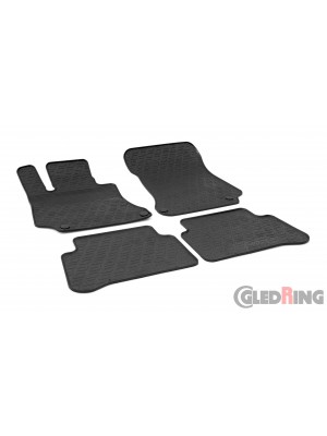 Original Gledring Passform Fußmatten Gummimatten 4 Tlg.+Fixing - Mercedes-Benz E Klasse W212 2014-02.2016